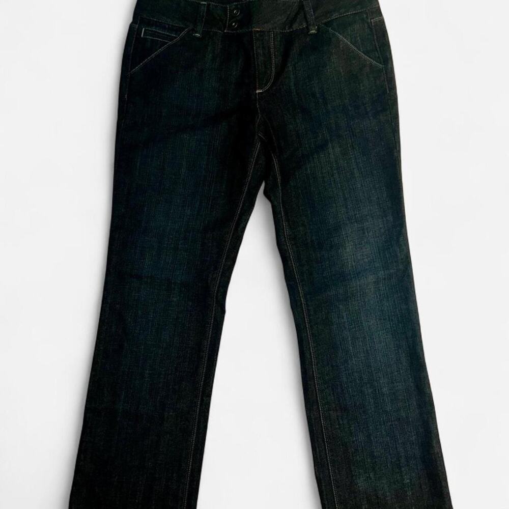 Vintage 90s Ann Taylor Dark Denim Officecore Trouser Jeans Like New  Size 12